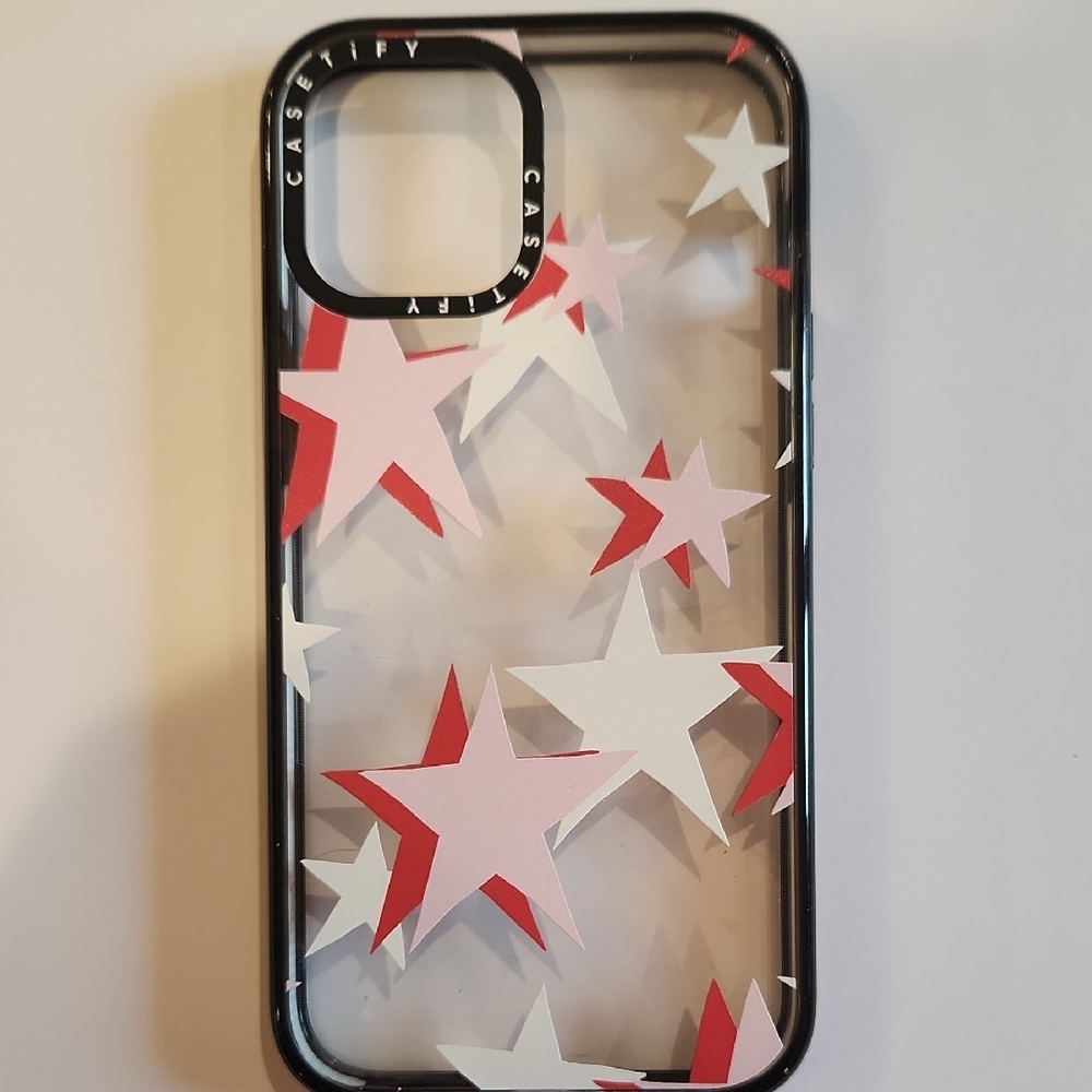 Casetify Black and Red Protective Phone Case for iPhone